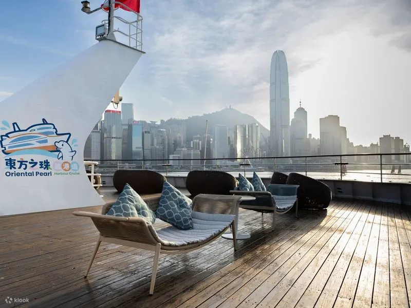 香港东方之珠维港游 | 维多利亚港360度海上露天舺板自助餐豪华游船之旅